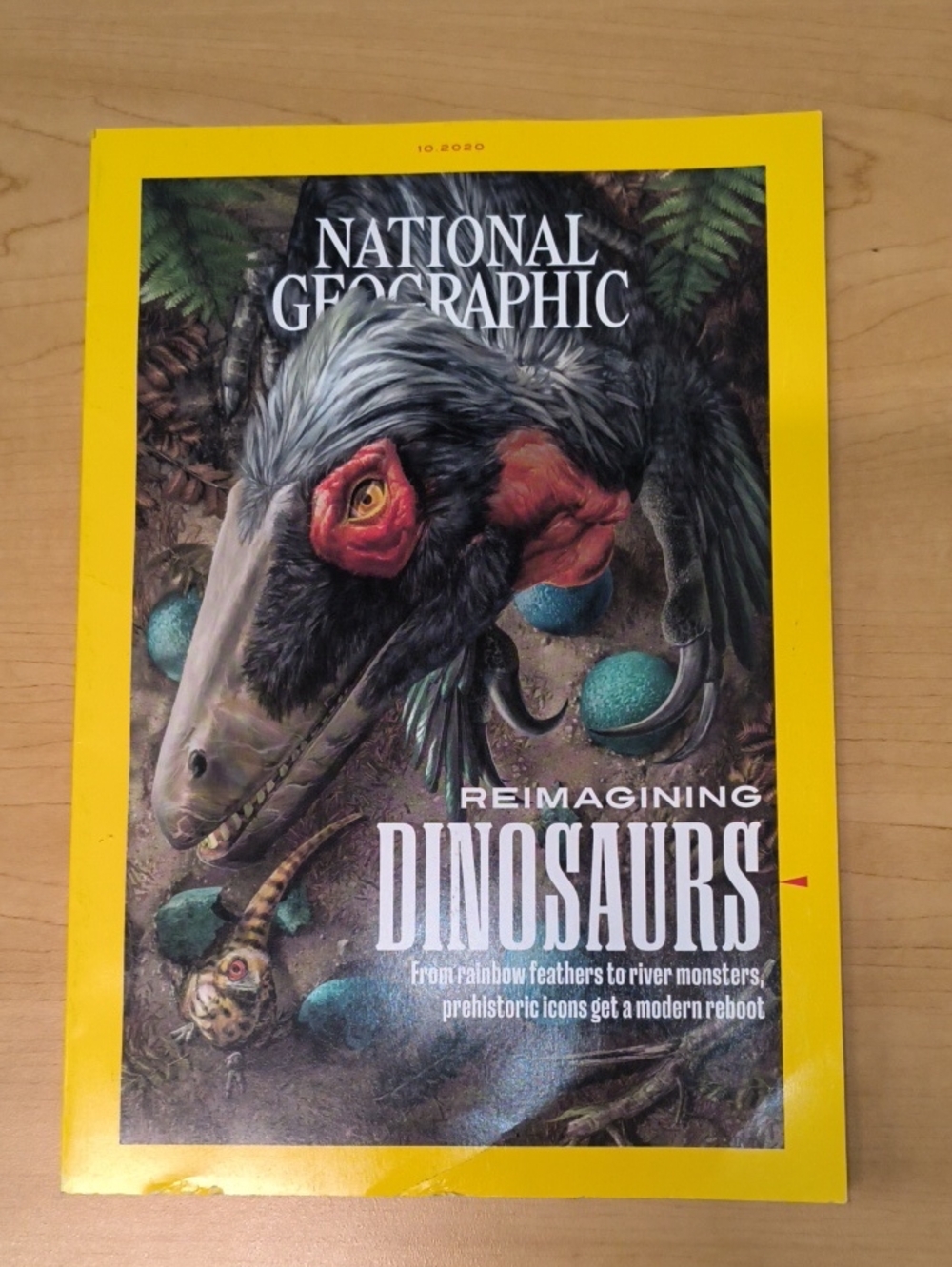 National Geographic October 2020 Reimagining Dinosaurs Magazine